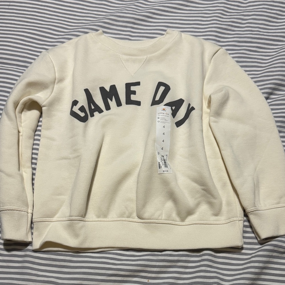 Cream Game Day Crewneck